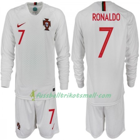 Fußballtrikots Portugal RONALDO 7 Kinder WM 2018 Langarm Auswärts-trikot kaufen
